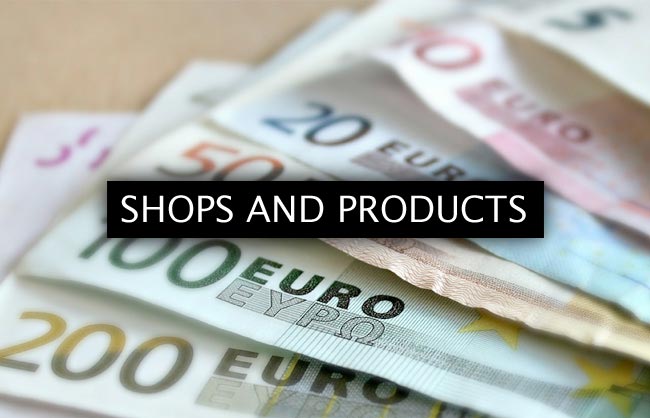 Shops and products