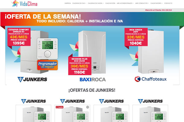 Instaladores autorizados de Aire Acondicionado, Calderas, Calentadores, Calefacción