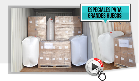 Bolsas hinchables cuadradas de J2 Servid